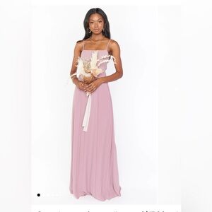 Show Me Your Mumu Antique Rose Chiffon Dress